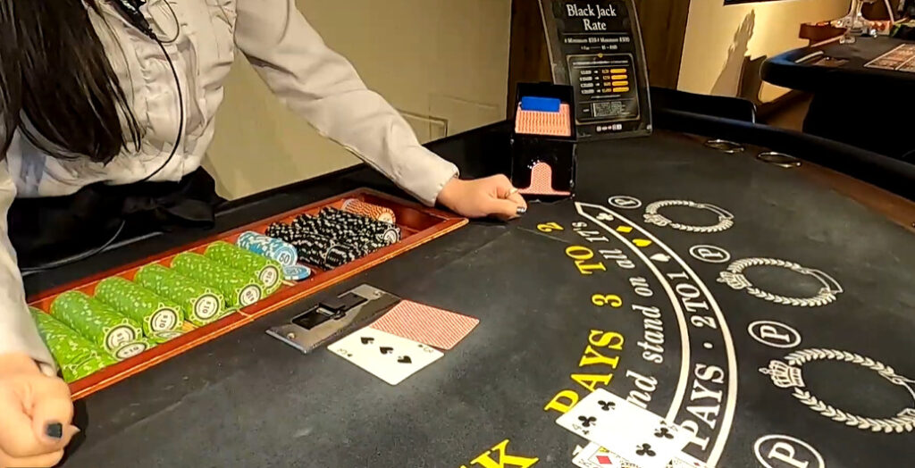 Inside an “amusement casino” in Kyoto, Japan.