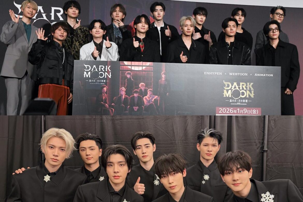 ENHYPEN premieres Dark Moon anime in Tokyo, Japan, this December 2025