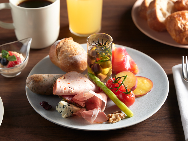 Kyoto style dishes at hotel on Kawaramachi-dori street