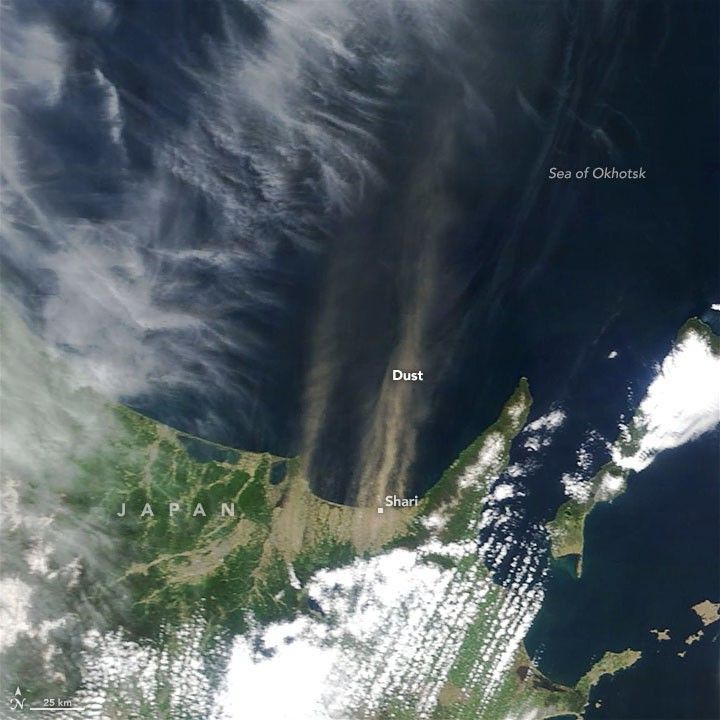 Dust Storm in Hokkaido – NASA Science 2019-05-20 00:00:00