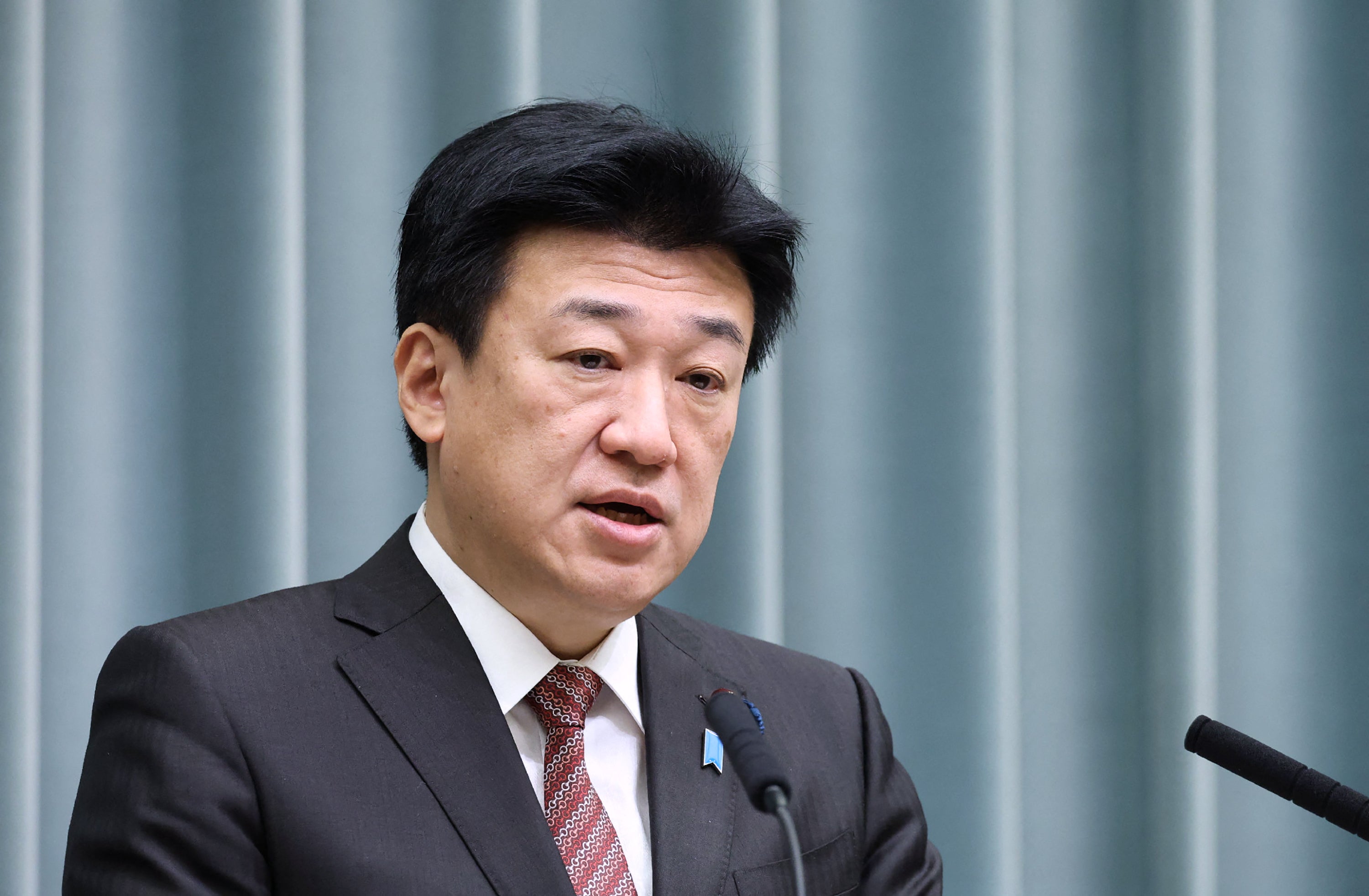 Japan's Chief Cabinet Secretary Minoru Kihara