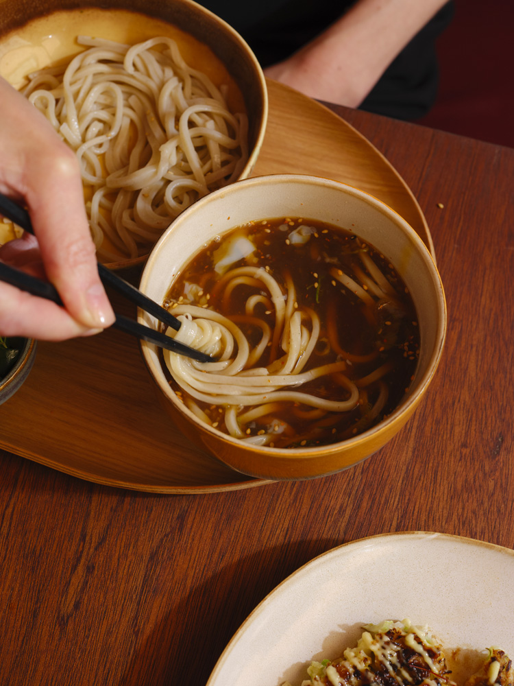 Futosoba noodles at Kimono japanese restaurant