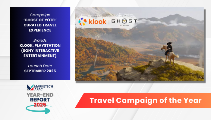 Travel Campaign of the Year: Klook and PlayStation bring ‘Ghost of Yōtei’ to life in Hokkaido Klook PS Ghost of Yotei Travel Campaign of the Year