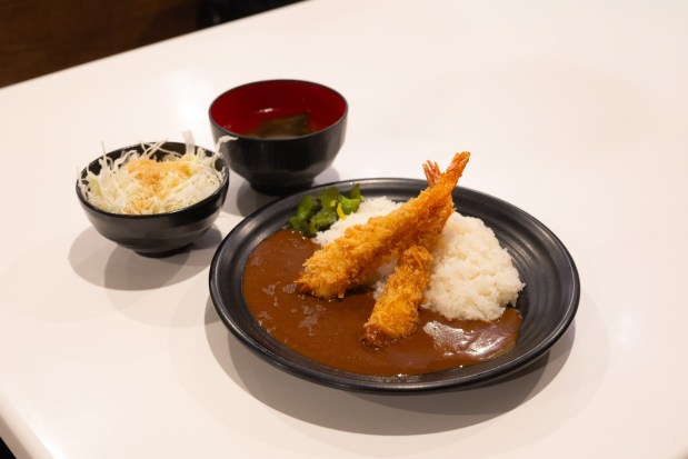Several local restaurants will be serving creative Japanese Curry dishes during December. This is the Japanese Shrimp Katsu Curry at Kagura in Gardena. (Photo courtesy All Japan Curry Manufacturers Association)