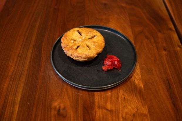 Several local restaurants will be serving creative Japanese Curry dishes during December. This is the Japanese Curry Japanese Curry Beef Pie RYLA in Hermosa Beach. (Photo courtesy All Japan Curry Manufacturers Association)