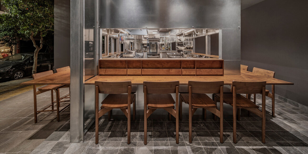 a new japanese restaurant in athens opens its kitchen to the street