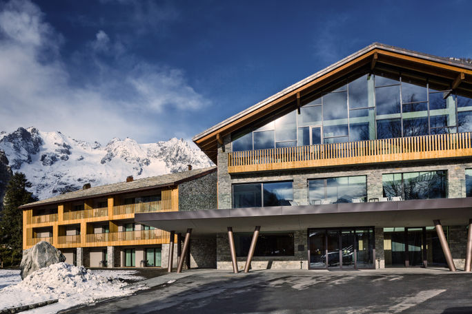 The Grand Hotel Courmayeur Mont Blanc in Courmayeur, Italy, part of Preferred Hotels & Resorts. Preferred Hotels & resorts, resorts in the italian alps, hotels in northwestern italy