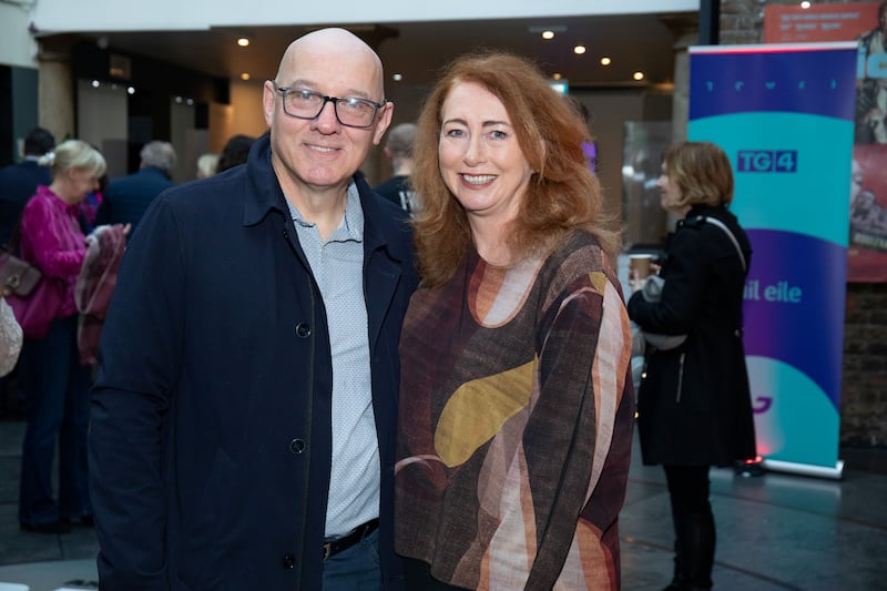 John McGovern and Jane Kelly from Big Mountain Productions, makers of Gradam Ceoil TG4 @ Expo 25
