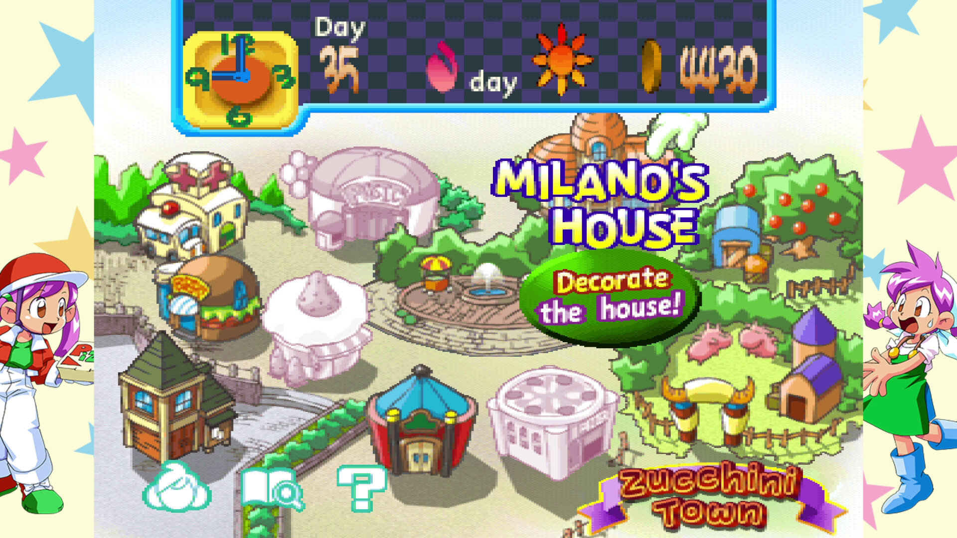 Milano's Odd Job collection minigame screenshots