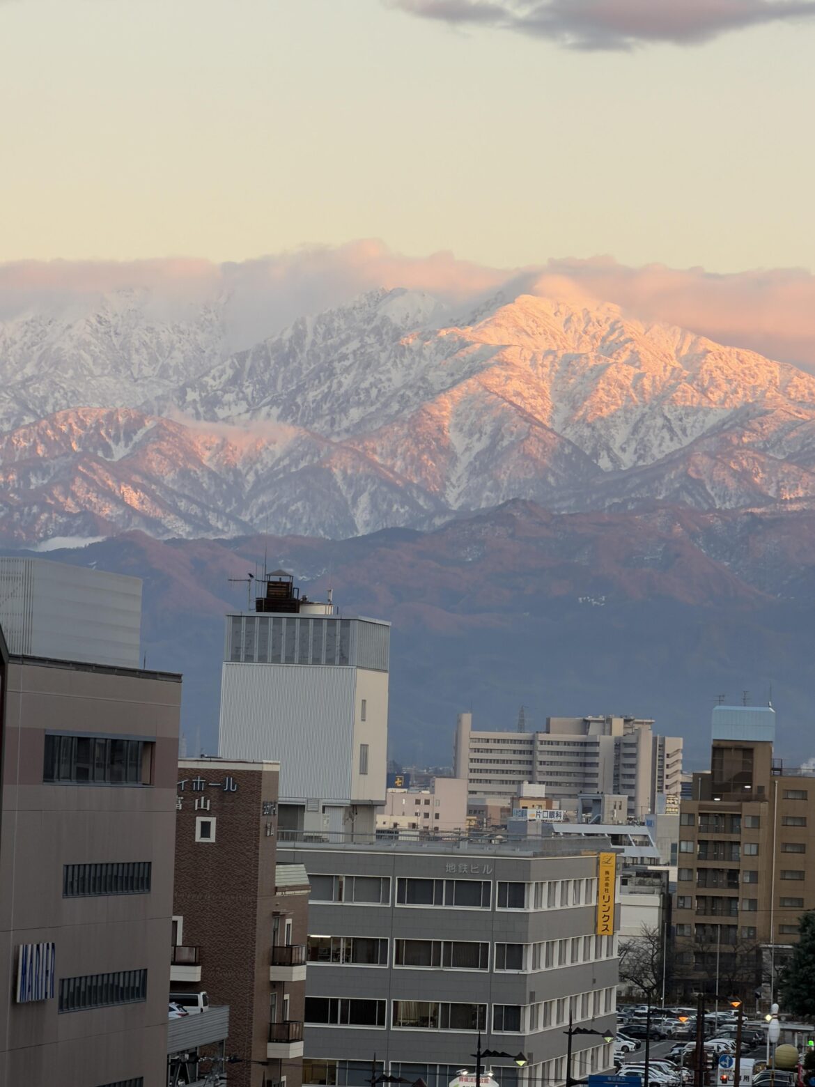 tateyama sunset