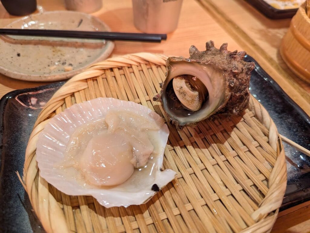 Dinner from a recent trip to Yamaguchi