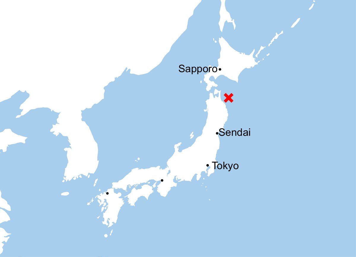 M7.6 earthquake hits northern Japan; tsunami waves observed in Hokkaido, Aomori, and Iwate
