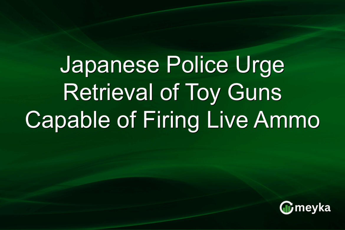 Japanese Police Urge Retrieval of Toy Guns Capable of Firing Live Ammo Japanese Police Urge Retrieval of Toy Guns Capable of Firing Live Ammo