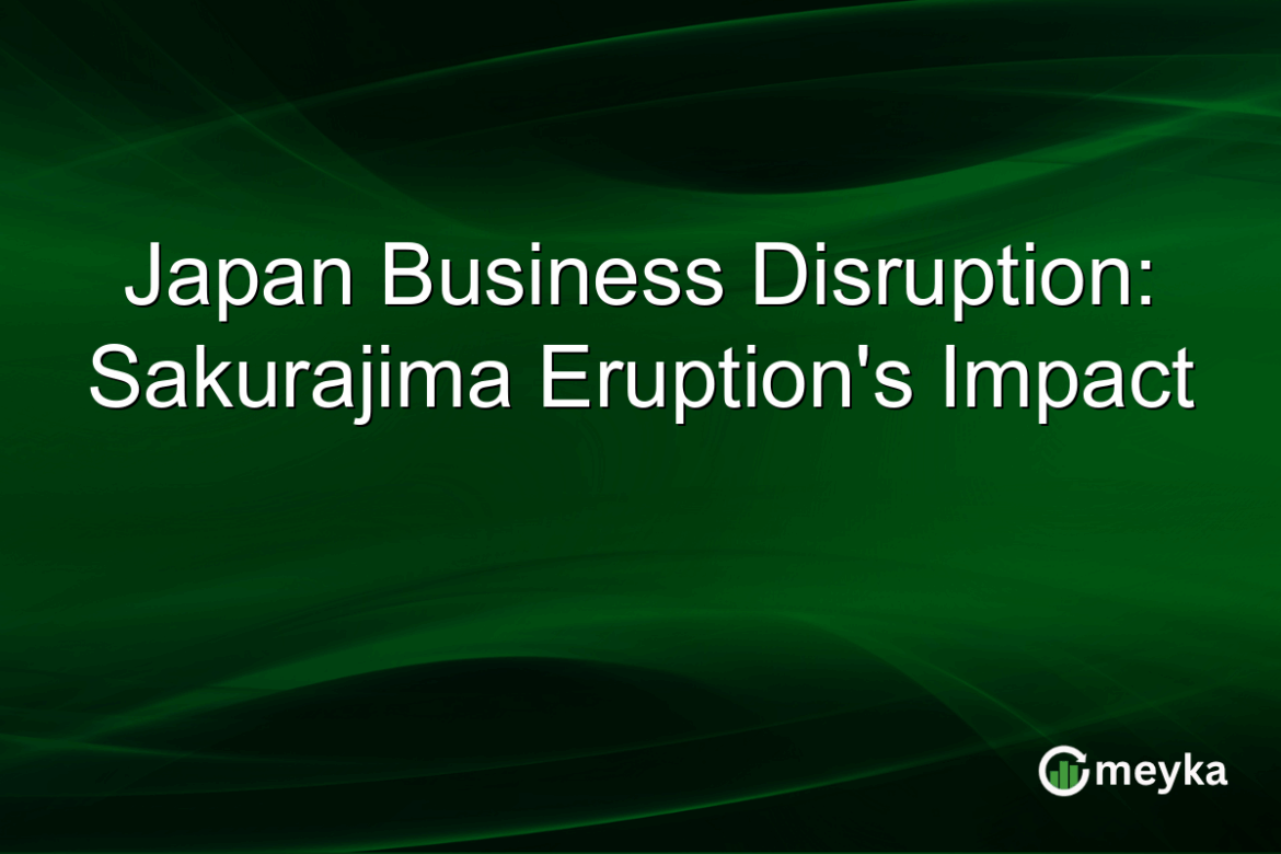 Japan Business Disruption: Sakurajima Eruption’s Impact Japan Business Disruption: Sakurajima Eruption's Impact