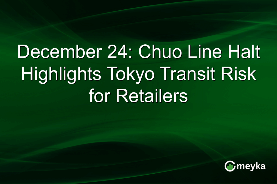 December 24: Chuo Line Halt Highlights Tokyo Transit Risk for Retailers December 24: Chuo Line Halt Highlights Tokyo Transit Risk for Retailers
