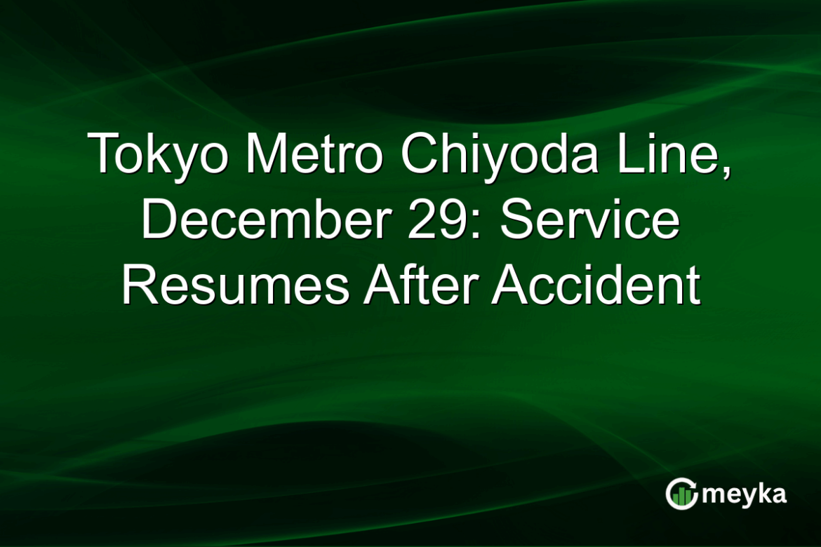 Tokyo Metro Chiyoda Line, December 29: Service Resumes After Accident