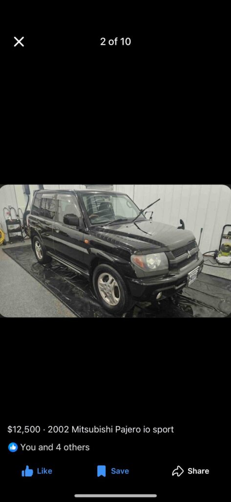 2002 pajero io