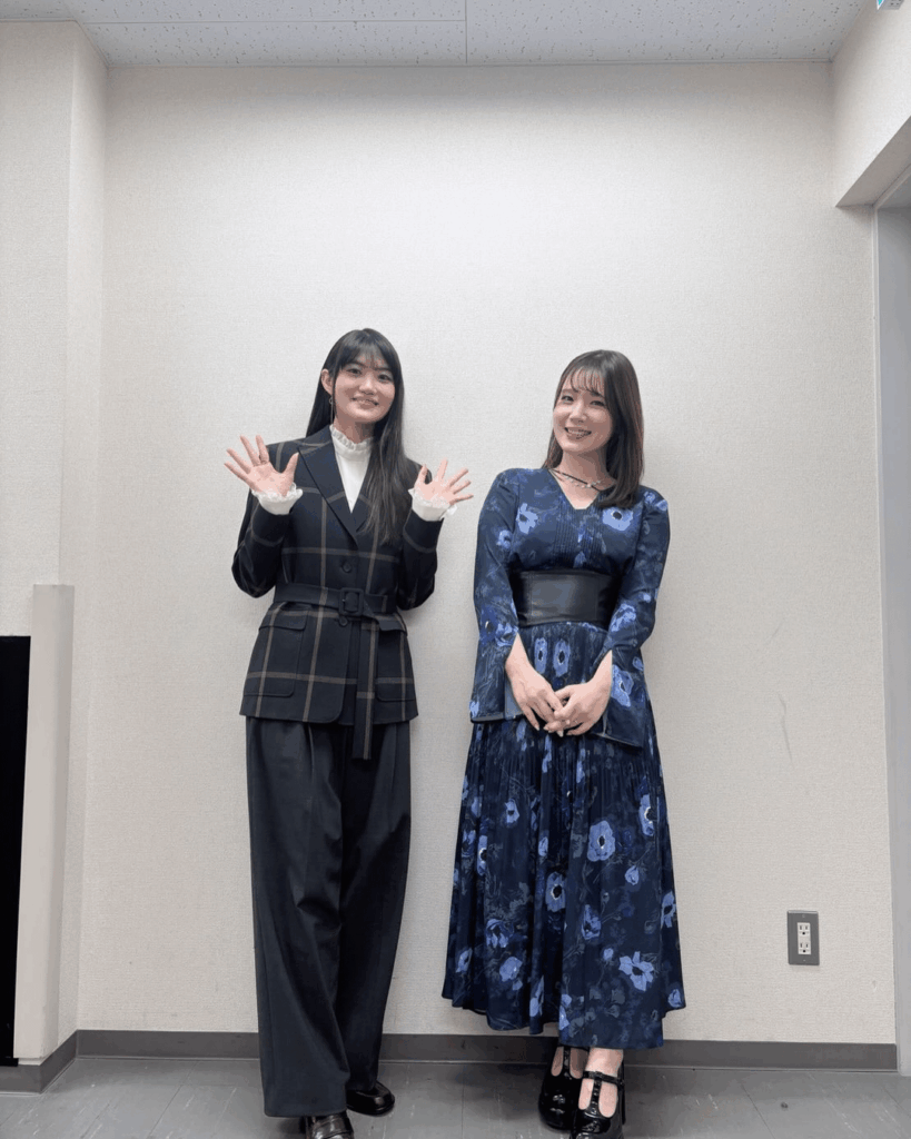 Hayami Saori and Uchida Maaya from the『Majutsushi Kunon wa Mieteiru』Advance Screening