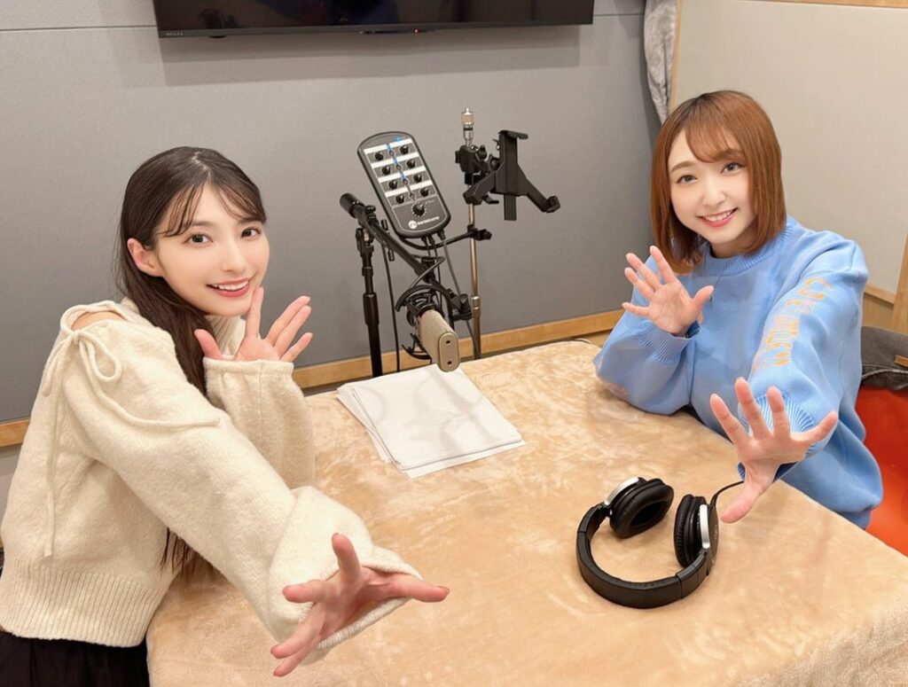 Kouno Marika and Takagi Yurika from『Marinka&Yuripon's Azato Kawaii Radio♡』#9