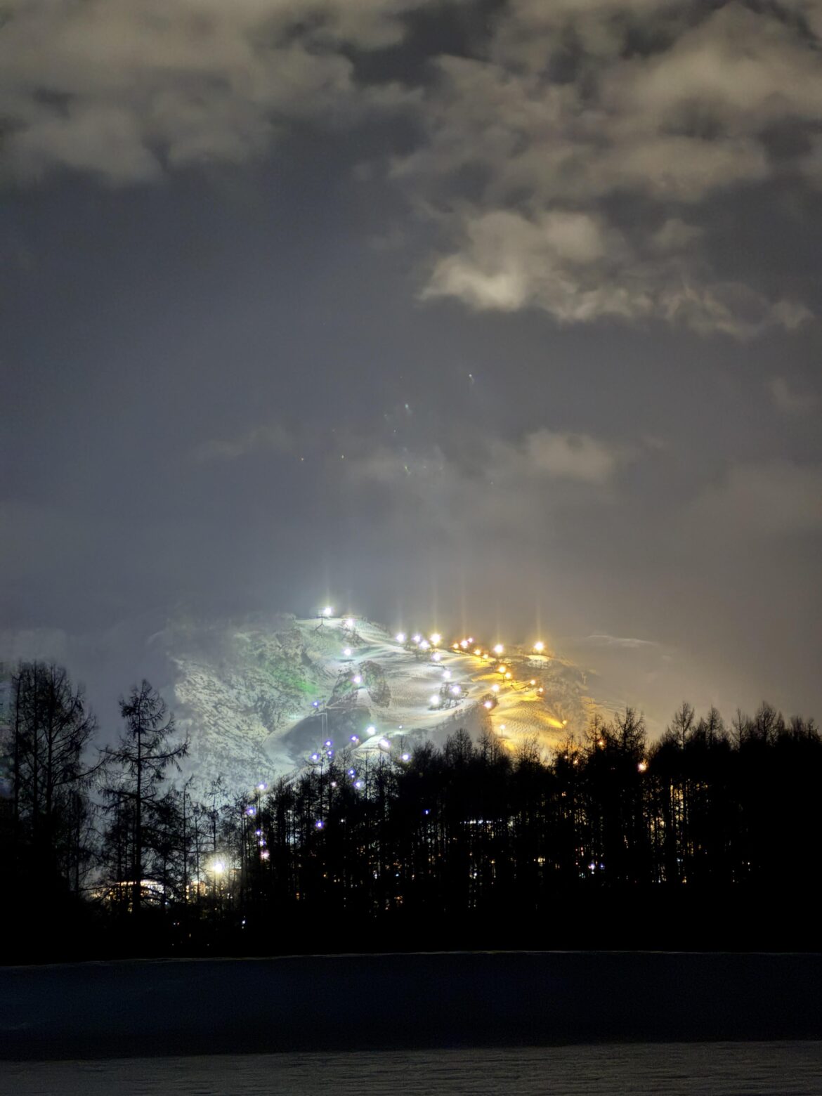 Hirafu this evening.