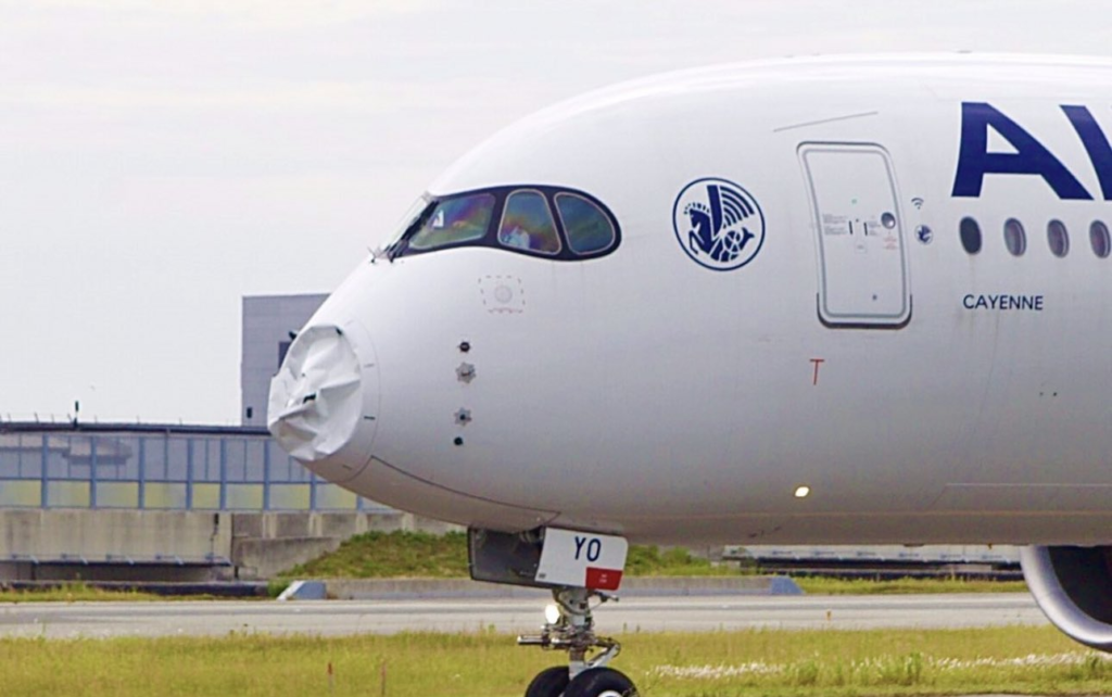 Air France A350 Mysterious Radome Damage at Osaka Revealed
