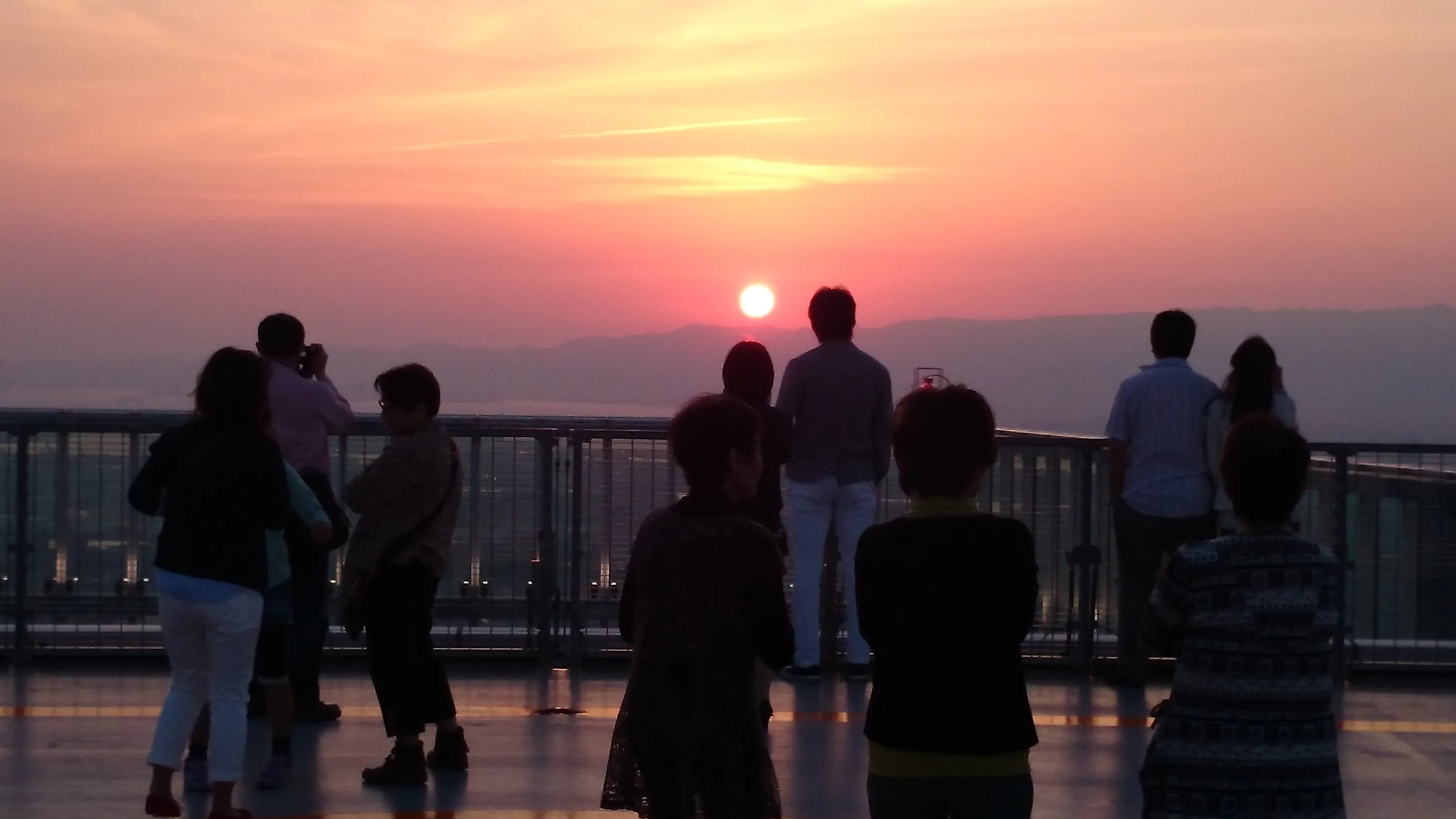 Harukas 300 first sunrise of the new year