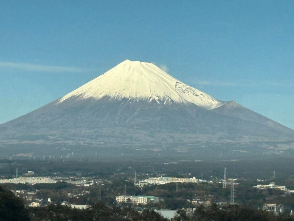 Fujisan from Shinkansen