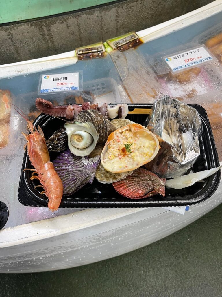 Seafood BBQ in Ehime prefecture