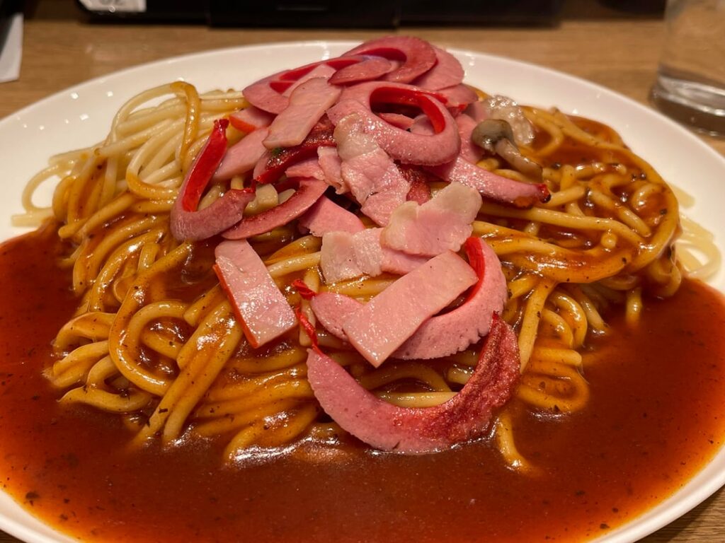 Ankake spaghetti in Nagoya