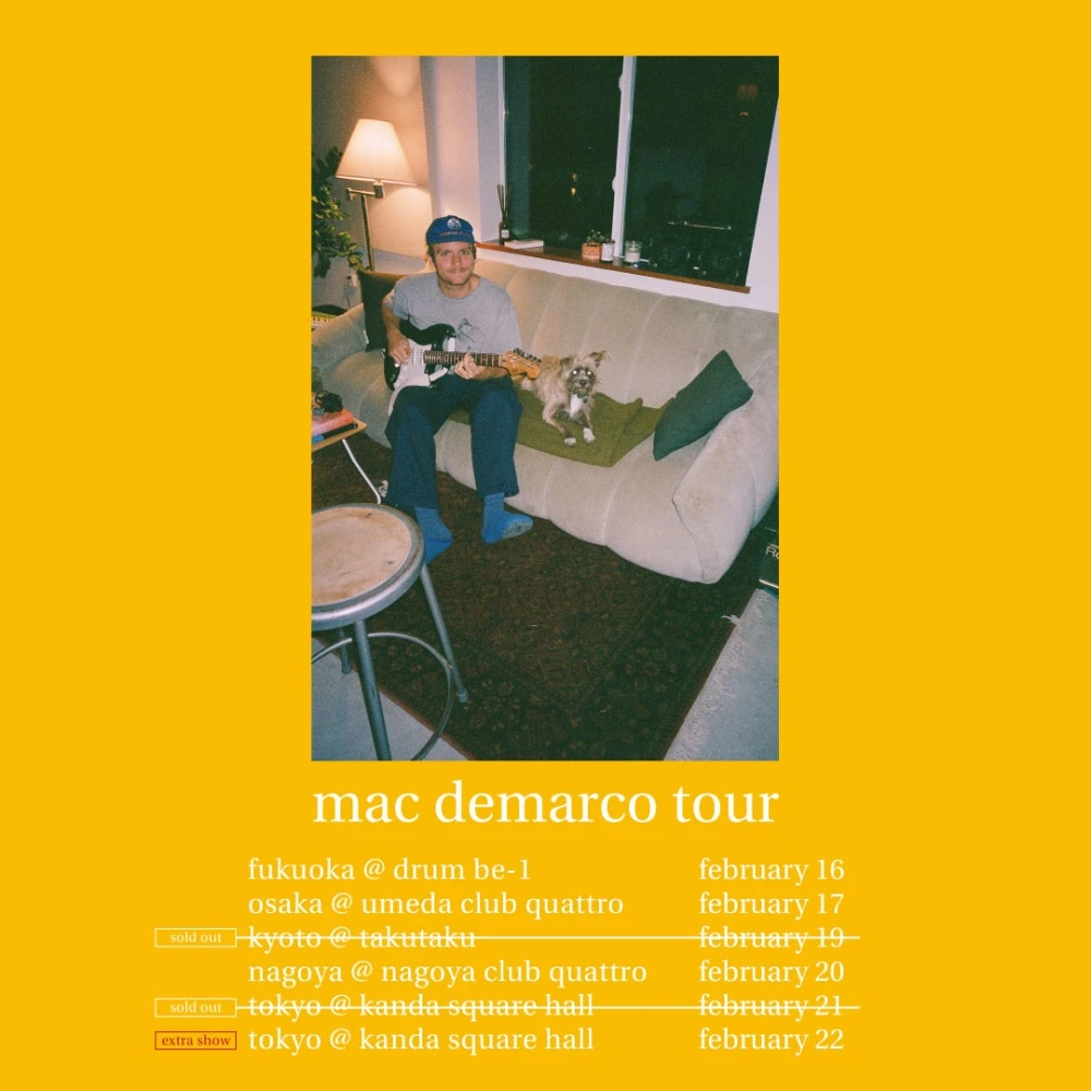 Mac DeMarco in Tokyo | Metropolis Japan Mac Demarco Tour Dates Metropolis Japan