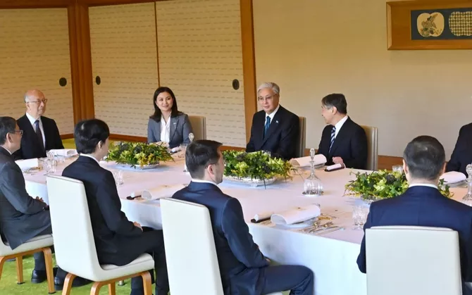 Japan’s Emperor Welcomes Kazakh Leader on Official Visit Japan’s Emperor Welcomes Kazakh Leader on Official Visit