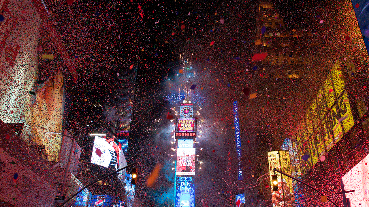 New Year's celebrations in Times Square