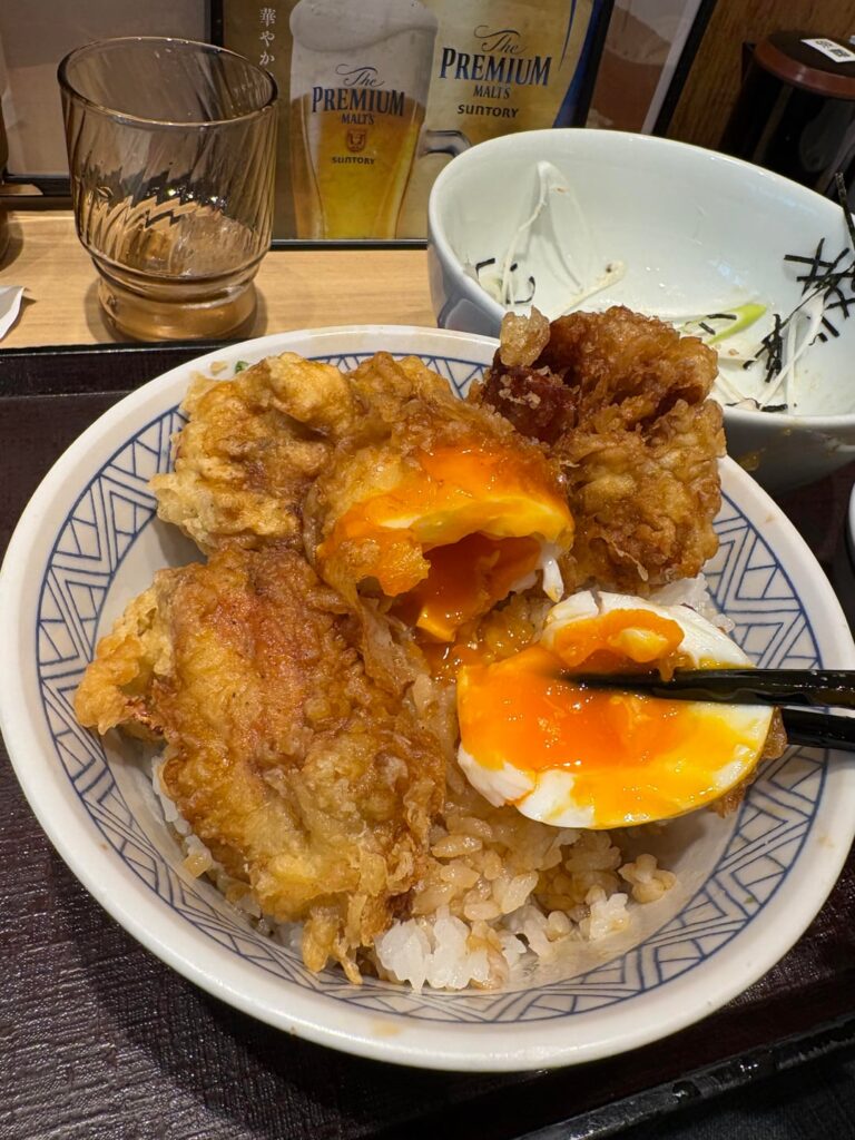Chicken Tendon with a side of Mt. Fuji