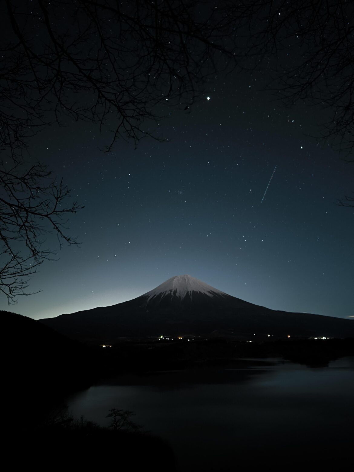 Fuji last night from Tanukiko