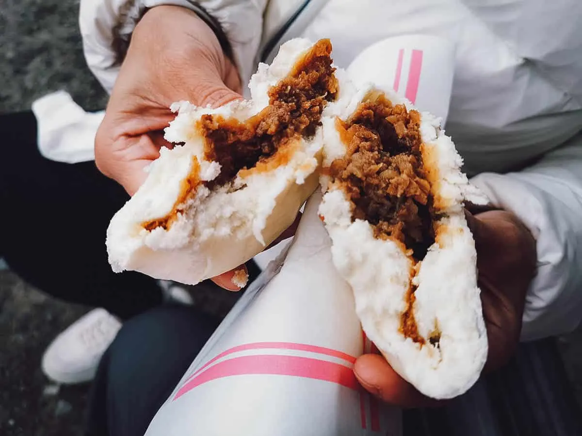 The Shirakawa-go Winter Travel Guide Hida beef bun in Shirakawa-go
