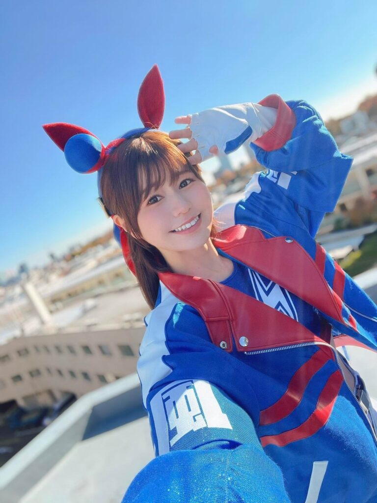 Oozora Naomi at the Jump photoshoot as Tamamo Cross