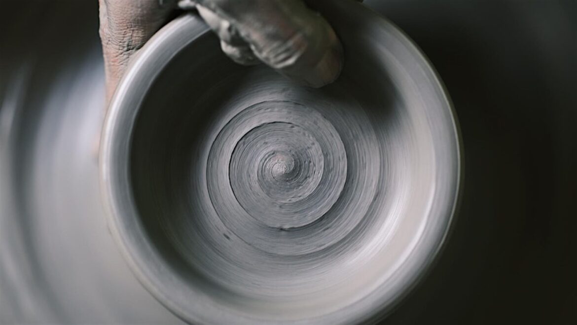 Japan House - pottery being made
