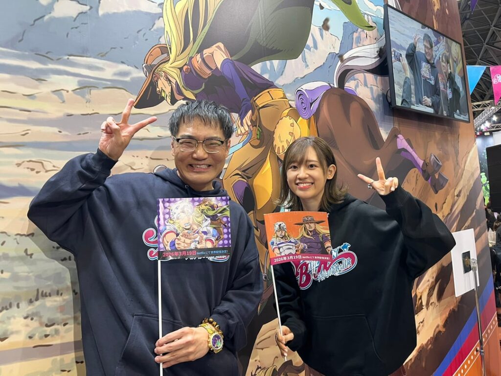 Miyake Kenta and Takahashi Rie from Jump Festa