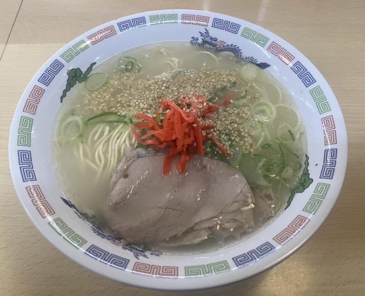 Inflation hasn't reached Fukuoka yet. 290 Yen ($1.9) Tonkotsu Ramen.