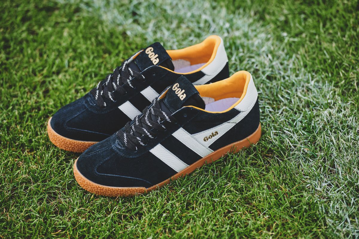 A pair of Gola trainers