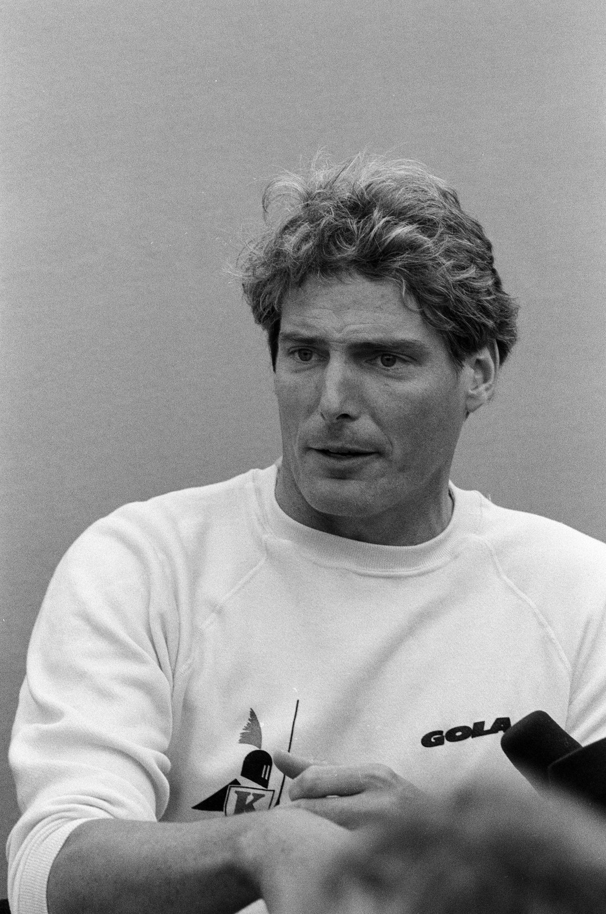 Christopher Reeve in Gola in 1987