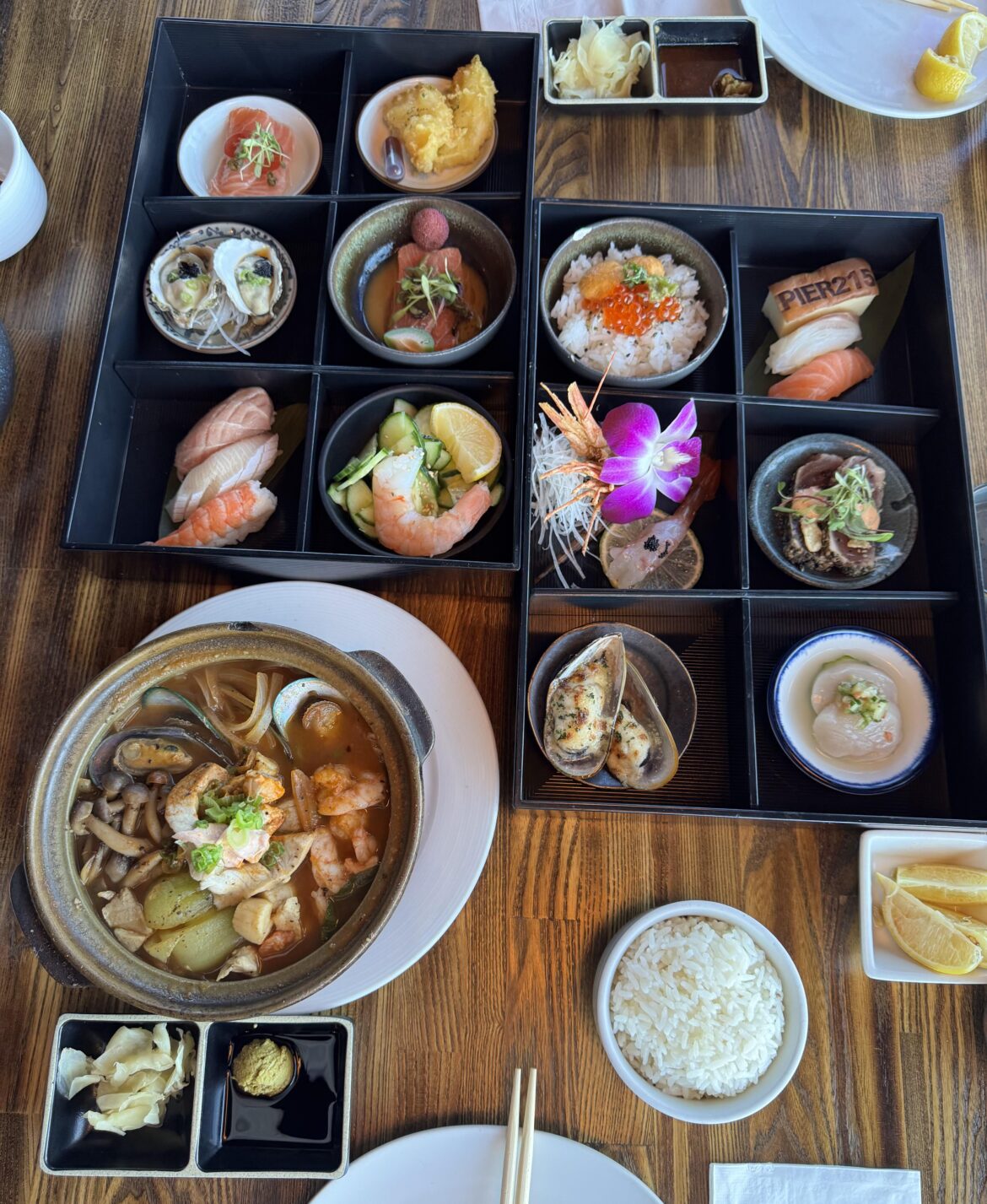 Kaiseki with Asian style Boulliabasse