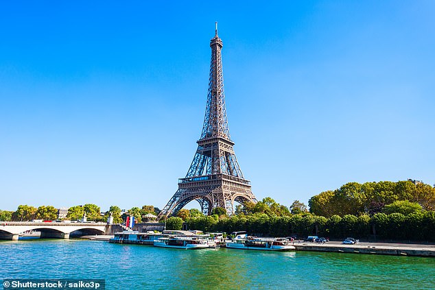 France and Italy ranked joint-third with a bucket list score of 8.75