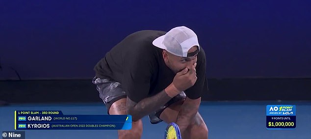 Local drawcard Nick Kyrgios was sent packing by eventual finalist and world No.117 Joanna Garland