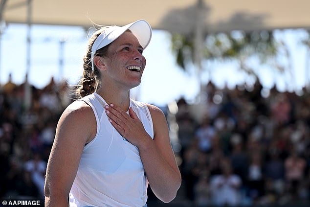 It's been five years since Swiatek played Inglis (pictured) and the Polish star has admitted she needs to study the Aussie's game