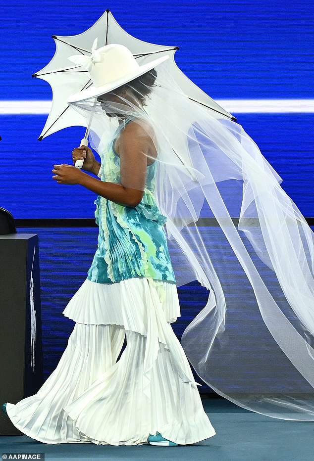 Osaka has worn bold outfit choices at the Aussie Open which have proven divisive amongst tennis fans