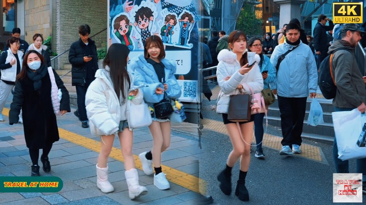 4K HDR Japan travel 2025 | Walk in Harajuku（原宿）Tokyo Japan |Relaxing Natural City ambience