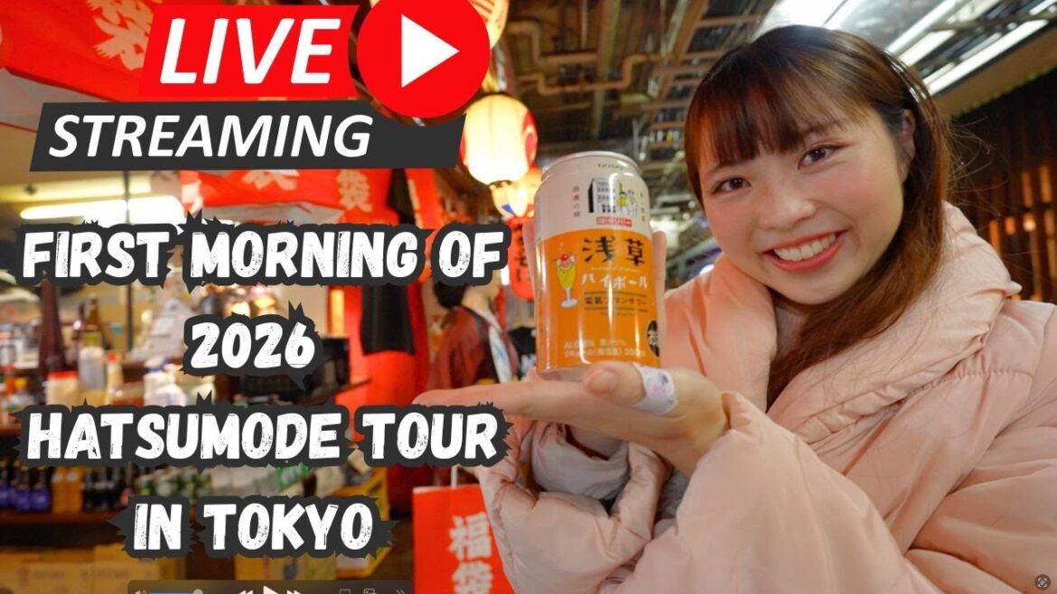 4 AM Tokyo: The First Morning of 2026 | Hatsumode LIVE🔴