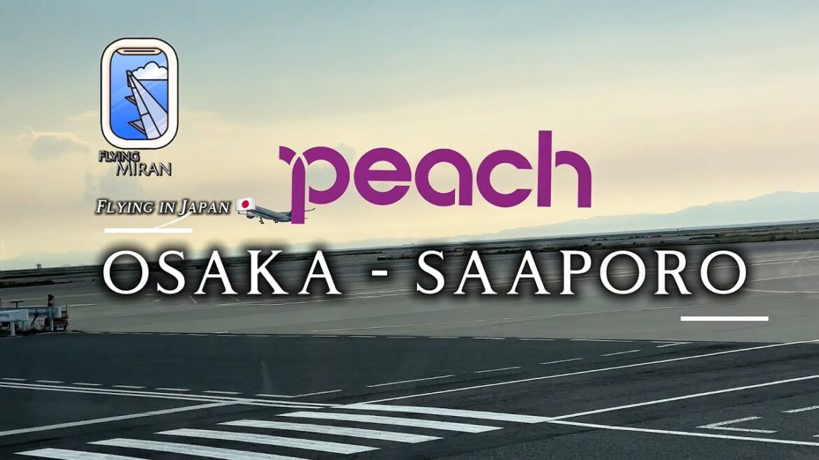 🇯🇵 | OSAKA - SAPPORO |  PEACH | AIRBUS A320 NEO
