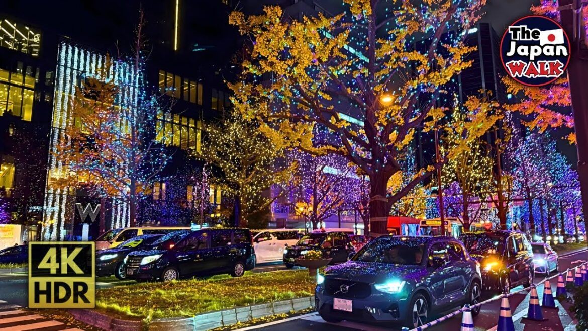 Namba to Umeda Night Walk | Osaka’s Most Beautiful Winter Lights | Walking Tour | 4K HDR